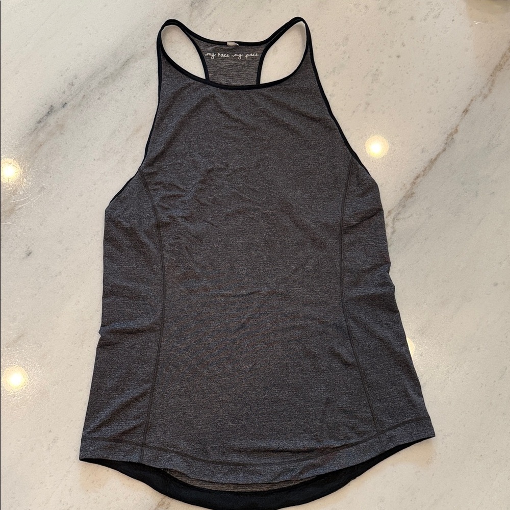 Lululemon Athletica Charcoal Tank Top